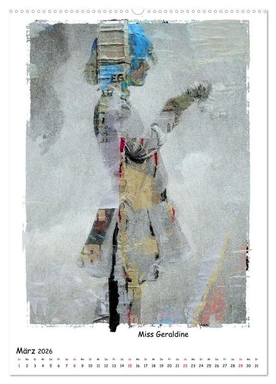 Produktbild: Alte Meister treffen Digital Art (Wandkalender 2026 DIN A2 hoch), CALVENDO Monatskalender