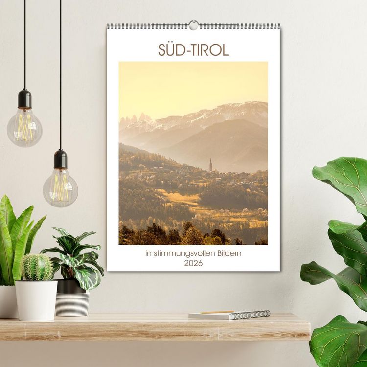 Produktbild: S&uuml;d-Tirol in stimmungsvollen Bildern (Wandkalender 2026 DIN A2 hoch), CALVENDO Monatskalender