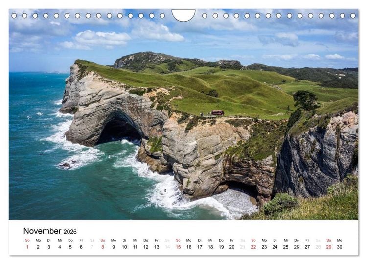 Produktbild: Neuseeland (Wandkalender 2026 DIN A4 quer), CALVENDO Monatskalender