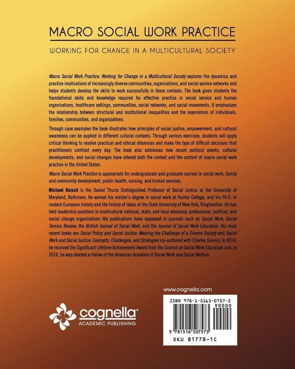 Produktbild: Reisch, M: Macro Social Work Practice