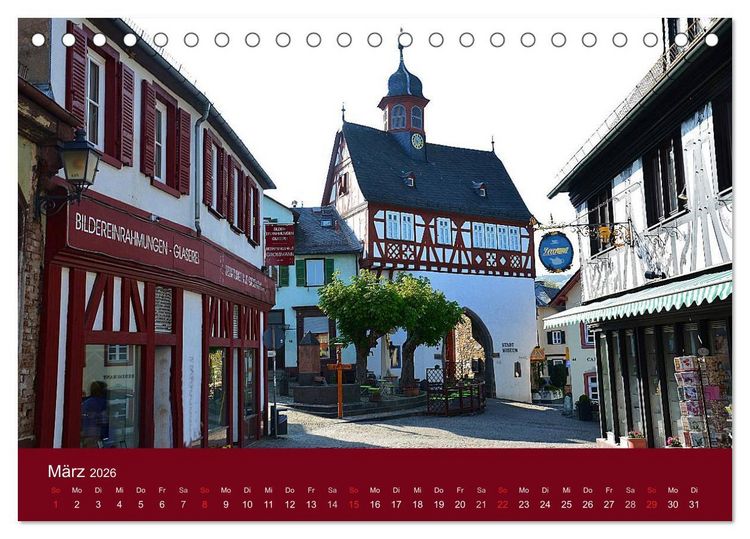Produktbild: K&ouml;nigstein im Taunus und Umgebung (Tischkalender 2026 DIN A5 quer), CALVENDO Monatskalender