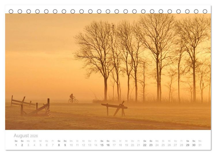 Produktbild: Polderlandschaften in Holland (Tischkalender 2026 DIN A5 quer), CALVENDO Monatskalender