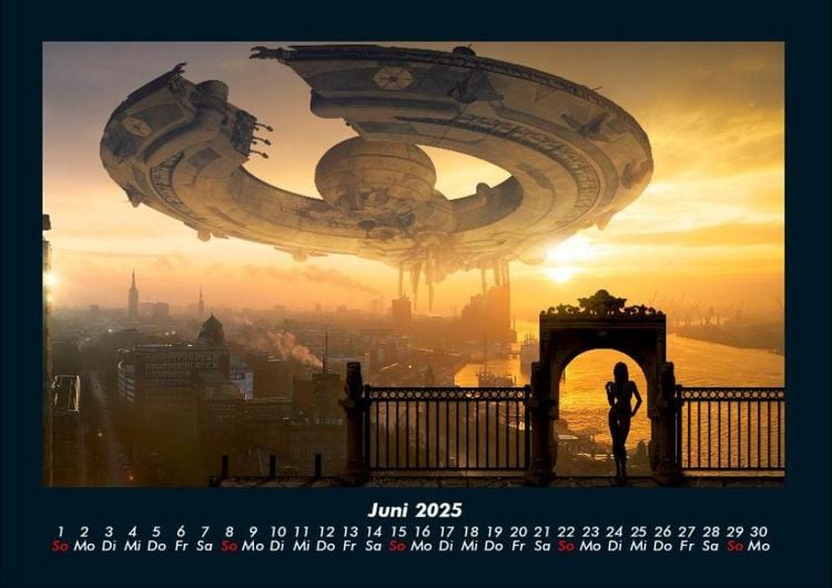 Produktbild: Mit Fantasy durch's Jahr 2025 Fotokalender DIN A4