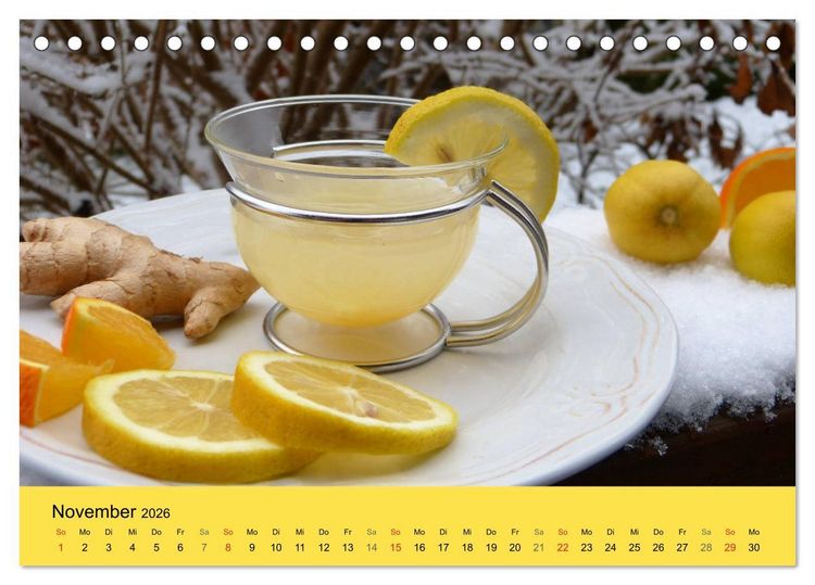 Produktbild: Gibt das Leben dir Zitronen, frag nach Zucker und Gew&uuml;rzen! (Tischkalender 2026 DIN A5 quer), CALVENDO Monatskalender