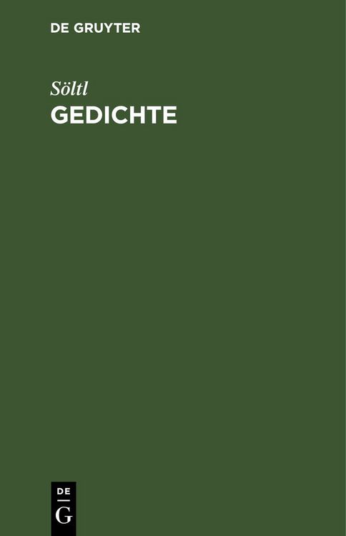 Produktbild: Gedichte