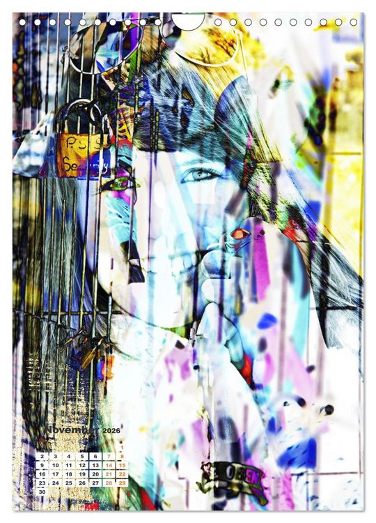 Produktbild: UrbanArt Mensch und Stadt in der Kunst (Wandkalender 2026 DIN A4 hoch), CALVENDO Monatskalender