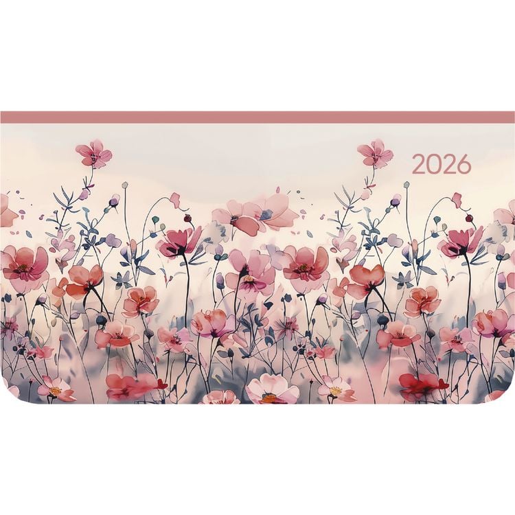 Bild vom Artikel Ladytimer Pad Flower Field 2026 - Taschen-Kalender 15,6x9 cm - Blumen - Weekly - 128 Seiten - Notiz-Buch - Alpha Edition vom Autor Alpha Edition