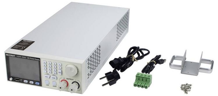 Produktbild: VOLTCRAFT VSPP-3060 Labornetzger&auml;t f&uuml;r Rackeinbau, einstellbar 0 - 600 V/DC 0 - 10A 3000W USB, LAN programmierbar, fernsteuerbar