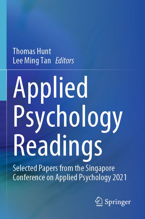 Produktbild: Applied Psychology Readings