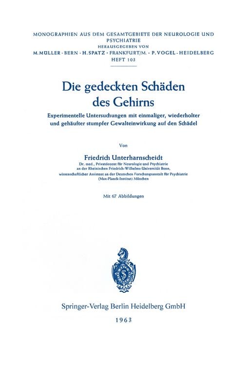 Produktbild: Die gedeckten Sch&auml;den des Gehirns