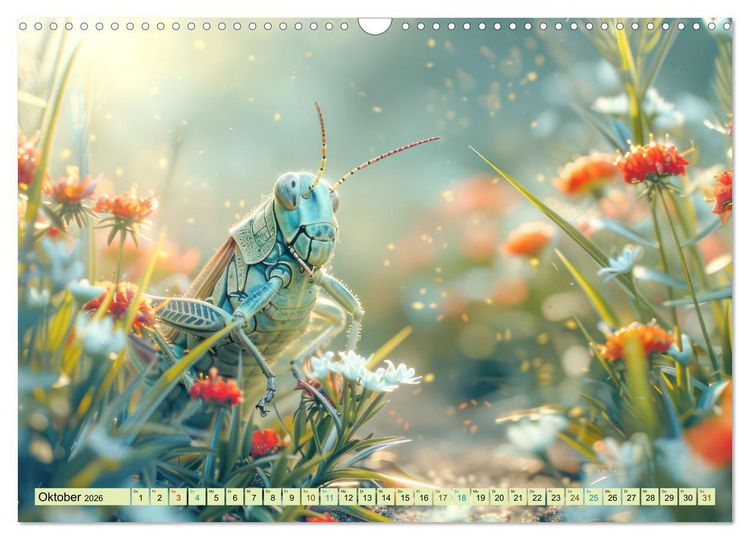 Produktbild: Eine Welt entz&uuml;ckend kleiner Tierchen (Wandkalender 2026 DIN A3 quer), CALVENDO Monatskalender