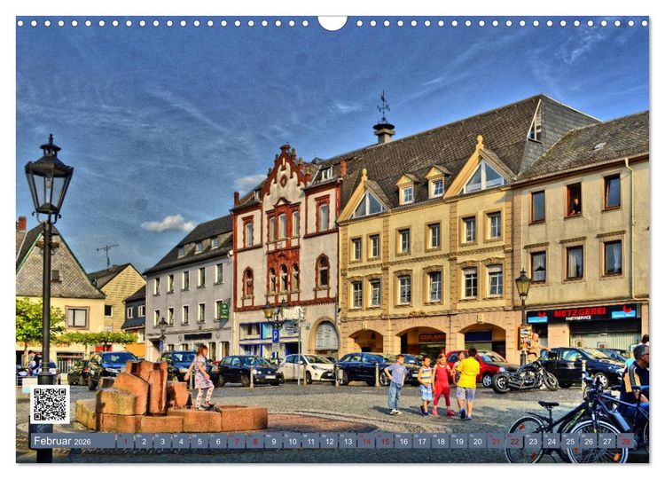 Produktbild: Kirchberg Hunsr&uuml;ck Impressionen (Wandkalender 2026 DIN A3 quer), CALVENDO Monatskalender