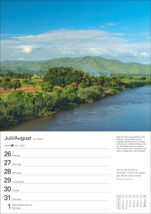 Produktbild: Natursch&auml;tze Afrikas Wochenplaner 2027 - Eine Reise in 53 Bildern