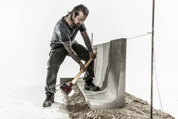 Produktbild: Halder SIMPLEX 3027.080 Schonhammer ergonomischer Griff, mittelhart 2770g 490mm 1St.