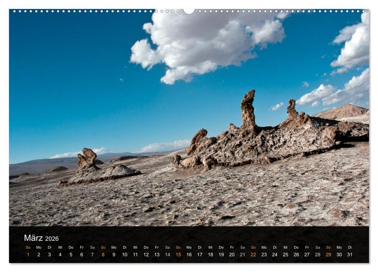 Produktbild: Atacama: Die W&uuml;ste im Norden Chiles (Wandkalender 2026 DIN A2 quer), CALVENDO Monatskalender