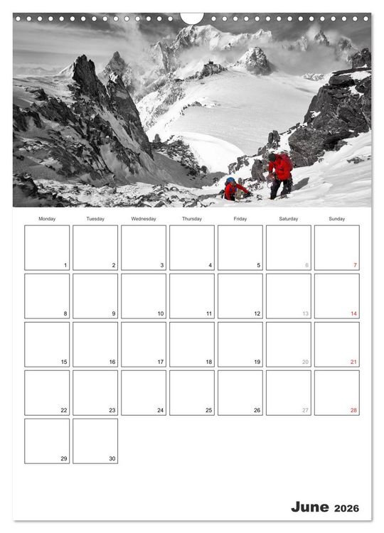 Produktbild: EXPLORING ALPS (Wall Calendar 2026 DIN A3 portrait), CALVENDO 12 Month Wall Calendar