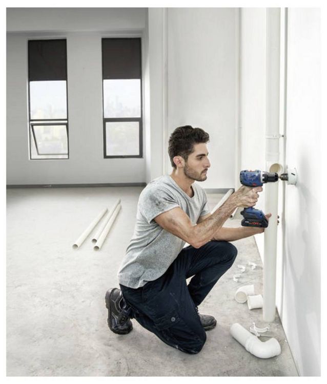 Produktbild: Bosch Professional GSR + GDX + GBH + 3x5.0Ah + GAL 12V/18V-80 0615A50093 Werkzeugset