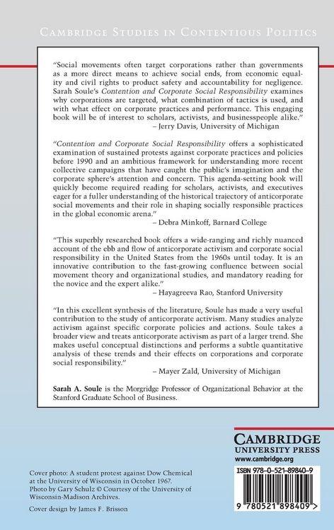 Produktbild: Contention and Social Responsibility