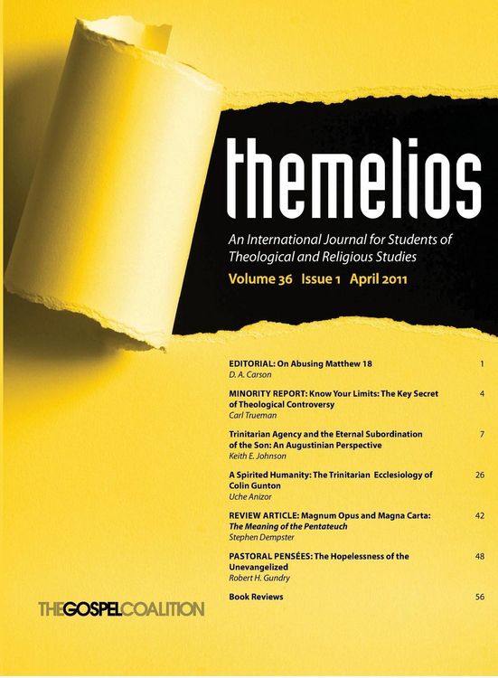 Produktbild: Themelios, Volume 36, Issue 1
