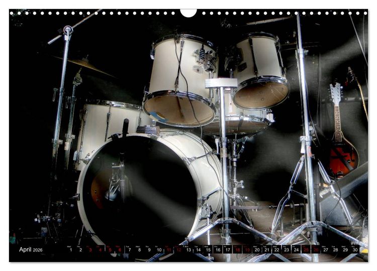 Produktbild: Drums On Stage - Let's Rock (Wall Calendar 2026 DIN A3 landscape), CALVENDO 12 Month Wall Calendar