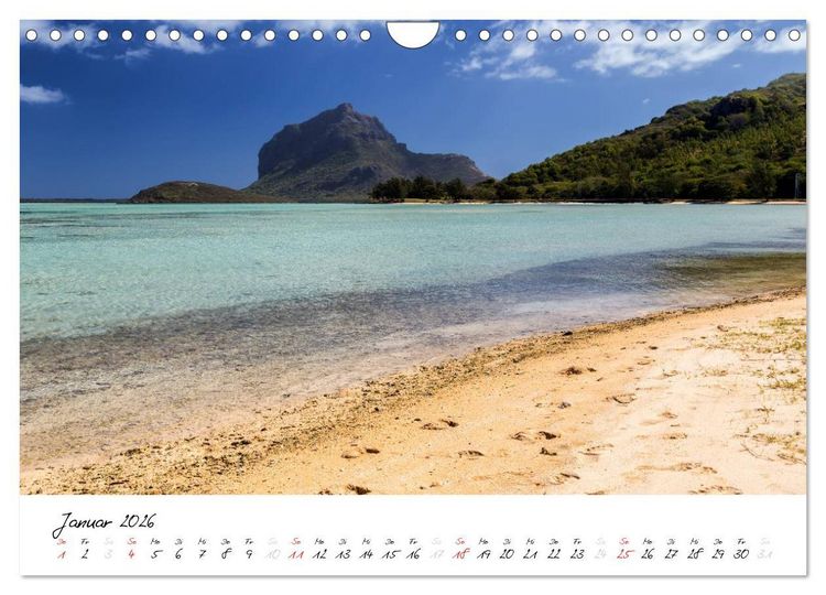 Produktbild: Mauritius - Insel zum Durchatmen (Wandkalender 2026 DIN A4 quer), CALVENDO Monatskalender