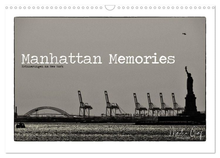 Produktbild: Manhattan Memories - Erinnerungen an New York (Wandkalender 2026 DIN A3 quer), CALVENDO Monatskalender