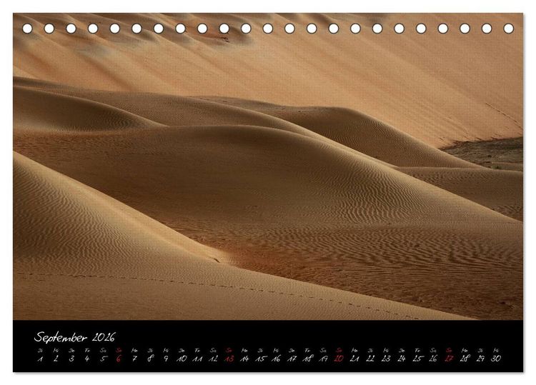Produktbild: Faszination W&uuml;ste (Tischkalender 2026 DIN A5 quer), CALVENDO Monatskalender