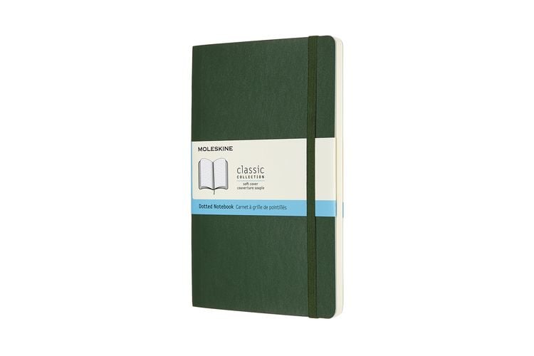 Produktbild: Moleskine Notizbuch Large/A5, Punktraster, Myrtengr&uuml;n