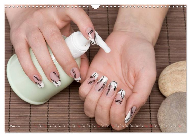 Produktbild: Verg&auml;ngliche Kunst - Nailart Episode 1 (Wandkalender 2026 DIN A3 quer), CALVENDO Monatskalender
