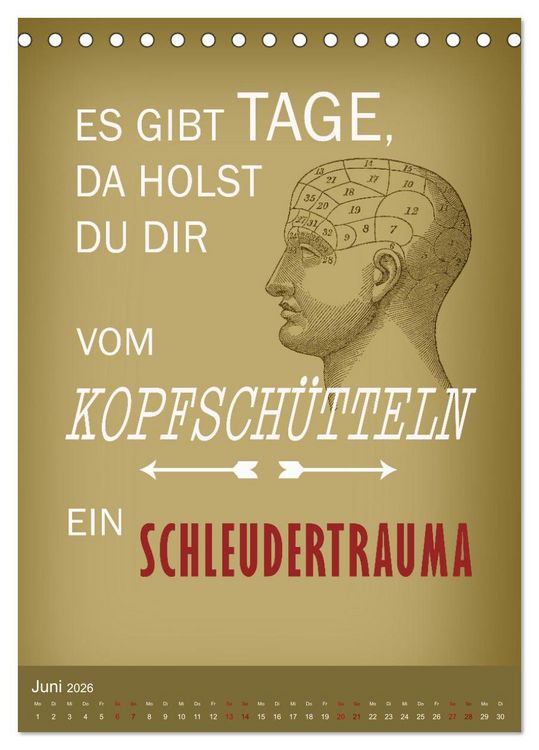 Produktbild: B&uuml;ro und so ... (Tischkalender 2026 DIN A5 hoch), CALVENDO Monatskalender