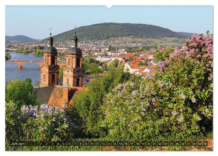 Produktbild: Wanderbares Miltenberg (hochwertiger Premium Wandkalender 2027 DIN A2 quer), Kunstdruck in Hochglanz