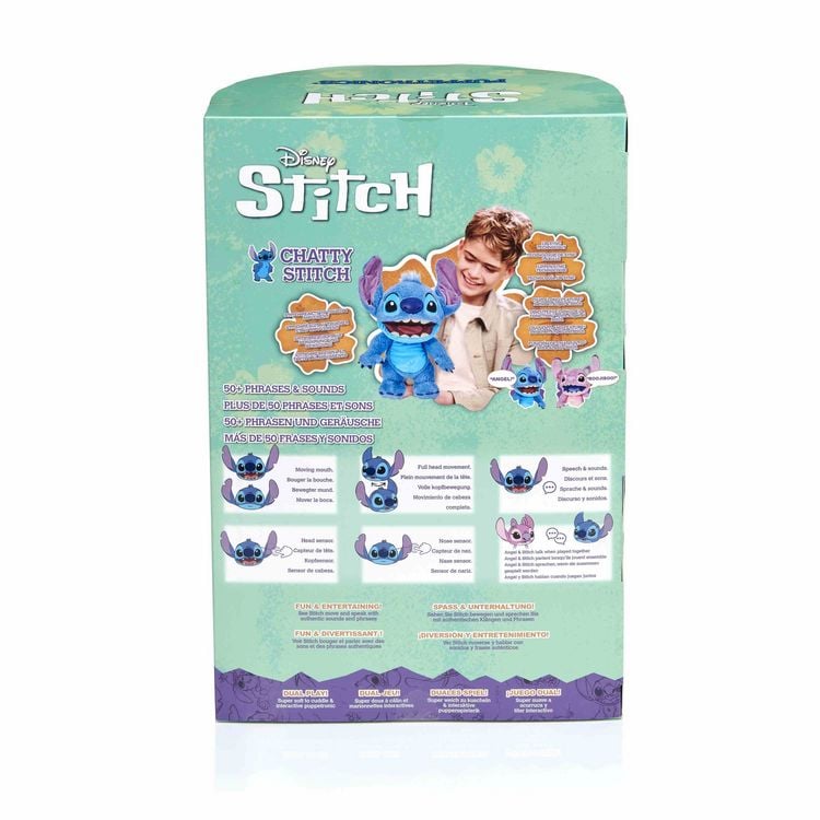 Produktbild: Disney Real FX Chatty Stitch Puppe, Handpuppe
