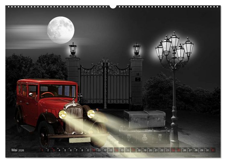 Produktbild: Oldtimer auf Reisen (hochwertiger Premium Wandkalender 2026 DIN A2 quer), Kunstdruck in Hochglanz