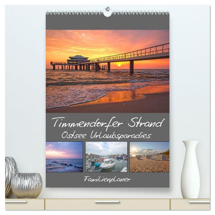 Produktbild: Timmendorfer Strand - Ostsee Urlaubsparadies (hochwertiger Premium Wandkalender 2026 DIN A2 hoch), Kunstdruck in Hochglanz