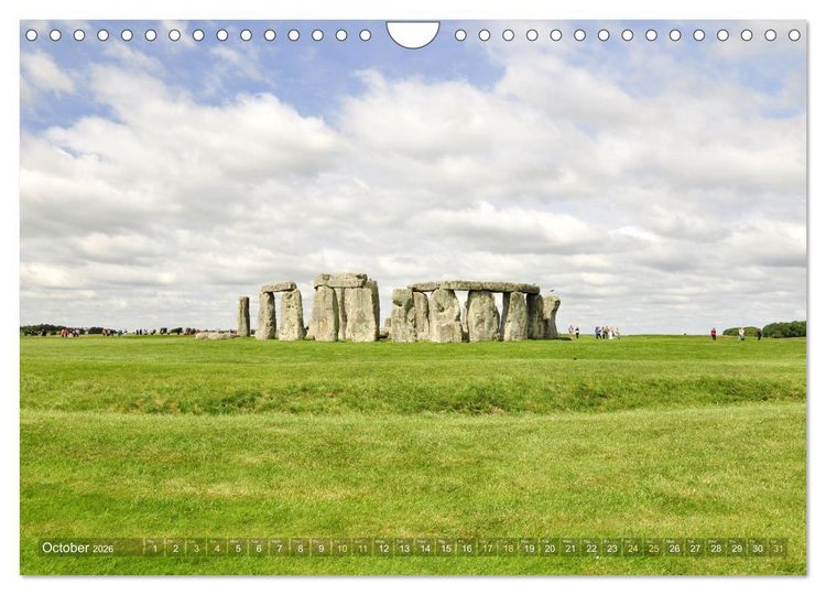 Produktbild: Mysterious Stonehenge (Wall Calendar 2026 DIN A4 landscape), CALVENDO 12 Month Wall Calendar