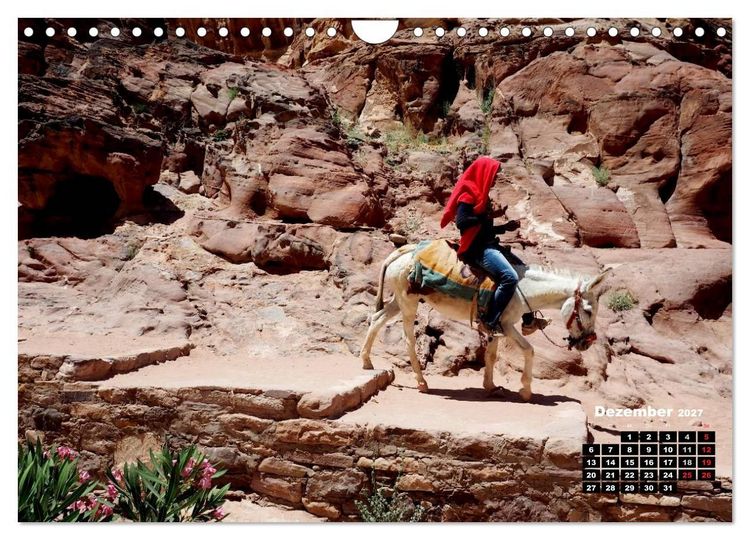 Produktbild: Petra - Felsenstadt in der W&uuml;ste (Wandkalender 2027 DIN A4 quer), CALVENDO Monatskalender