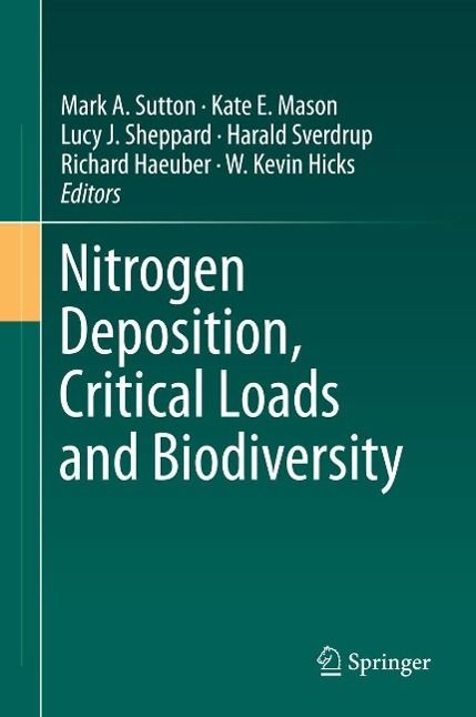 Produktbild: Nitrogen Deposition, Critical Loads and Biodiversity