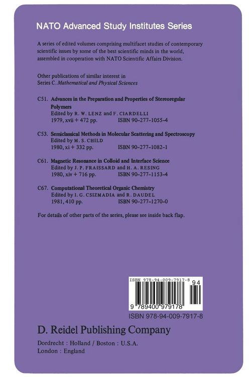 Produktbild: Static and Dynamic Properties of the Polymeric Solid State