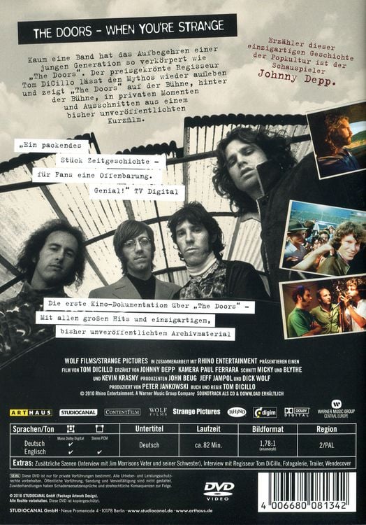 Produktbild: The Doors - When You're Strange