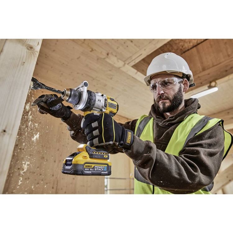 Produktbild: DEWALT DCD1007H2T-QW 3-Gang-Akku-Schlagbohrschrauber inkl. 2. Akku, inkl. Ladeger&auml;t