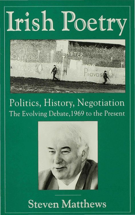 Produktbild: Irish Poetry: Politics, History, Negotiation