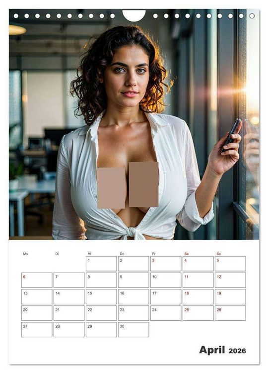 Produktbild: Schreibtischs&uuml;nden (Wandkalender 2026 DIN A4 hoch), CALVENDO Monatskalender