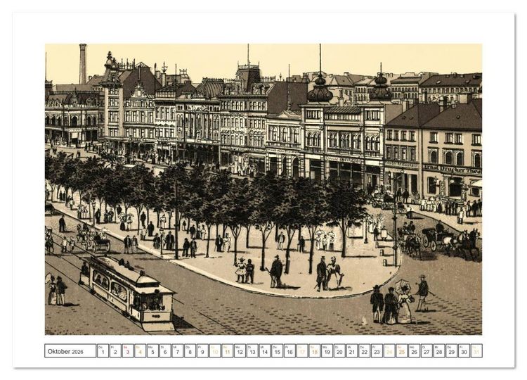 Produktbild: Hamburg: Die Hafenstadt auf historischen Stichen (Wandkalender 2026 DIN A2 quer), CALVENDO Monatskalender