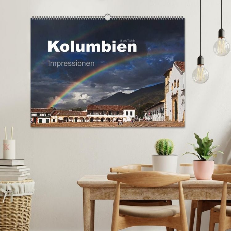 Produktbild: Kolumbien Impressionen (Wandkalender 2026 DIN A2 quer), CALVENDO Monatskalender