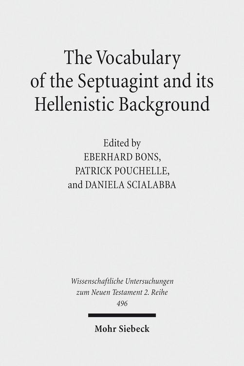 Produktbild: The Vocabulary of the Septuagint and its Hellenistic Background