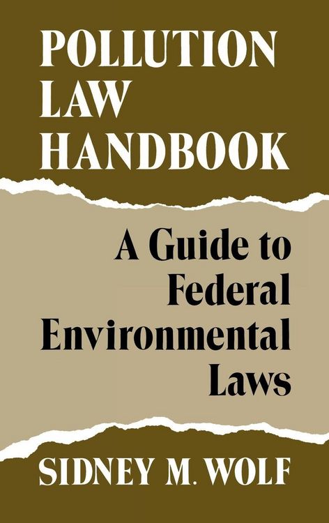 Produktbild: Pollution Law Handbook