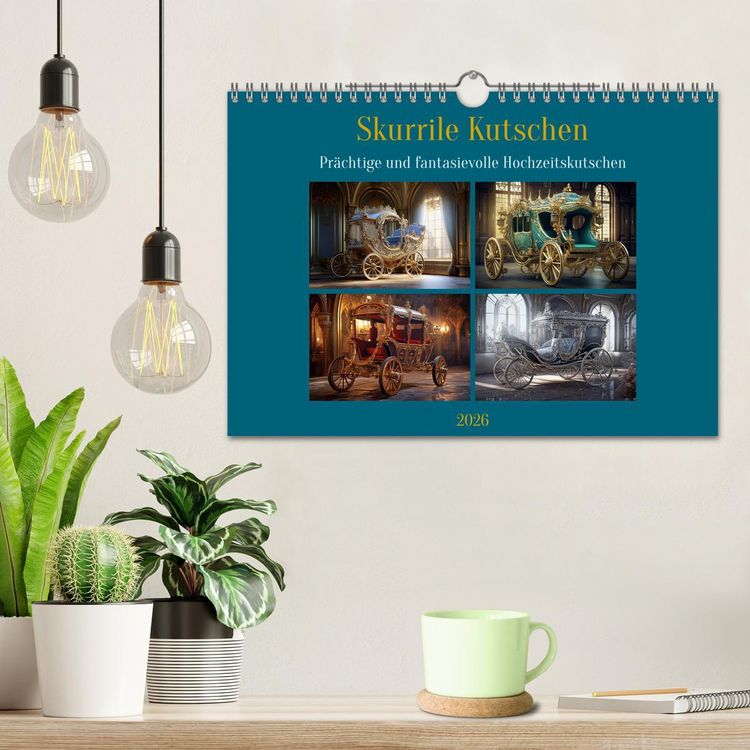 Produktbild: Skurrile Kutschen (Wandkalender 2026 DIN A4 quer), CALVENDO Monatskalender