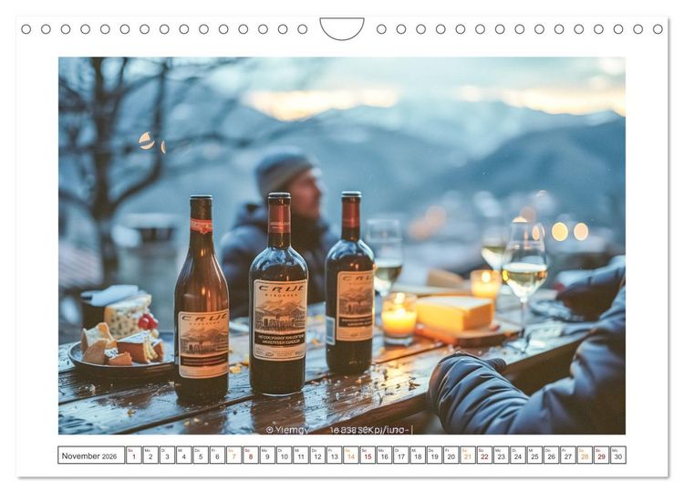 Produktbild: Der Weingenie&szlig;er (Wandkalender 2026 DIN A4 quer), CALVENDO Monatskalender