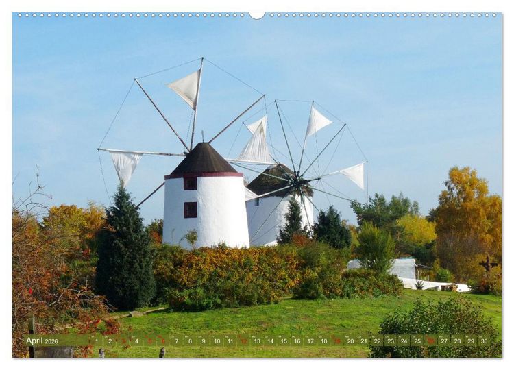 Produktbild: Gifhorn - Kleine Reise durch die Welt der M&uuml;hlen (Wandkalender 2026 DIN A2 quer), CALVENDO Monatskalender