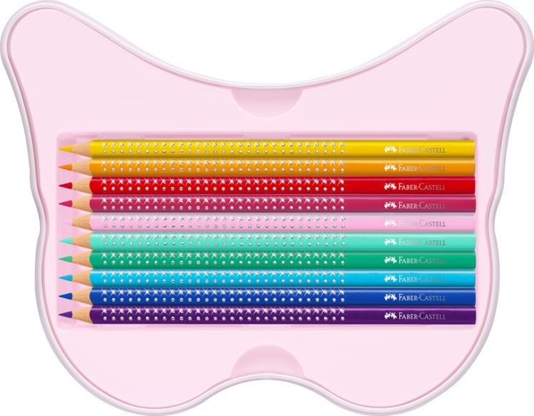 Produktbild: Faber-Castell Buntstifte Sparkle Schmetterling 12er Geschenkset